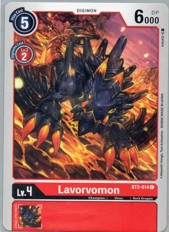 BT2-014 C Lavorvomon - Common - KC Collectibles au