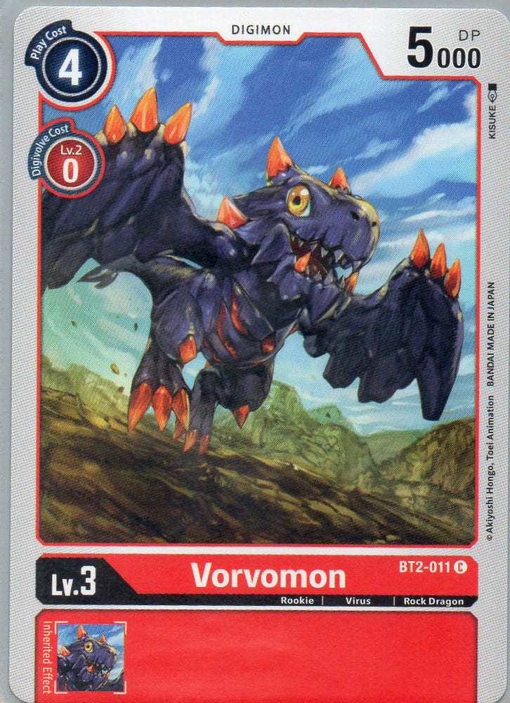 BT2-011 C Vorvomon - Common - KC Collectibles au