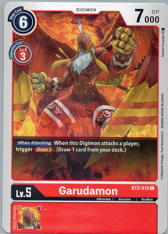 BT2-015 C Garudamon - Common - KC Collectibles au