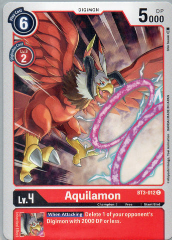 BT3-012 C Aquilamon - Common - KC Collectibles au