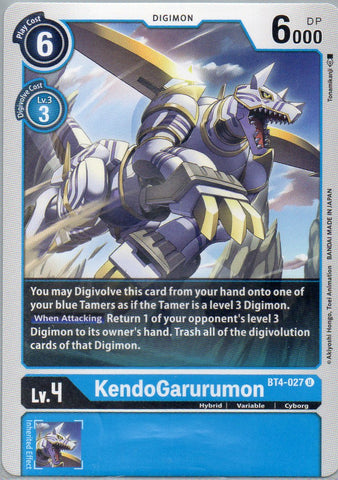 BT4-027 U KendoGarurumon - Uncommon - KC Collectibles au