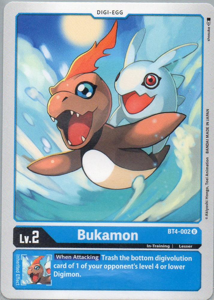 BT4-002 U Bukamon - Uncommon - KC Collectibles au