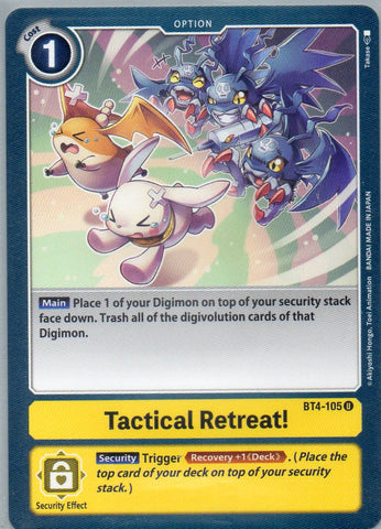 BT4-105 U Tactical Retreat! - Uncommon - KC Collectibles au