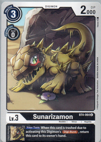 BT4-064 U Sunarizamon - Uncommon - KC Collectibles au