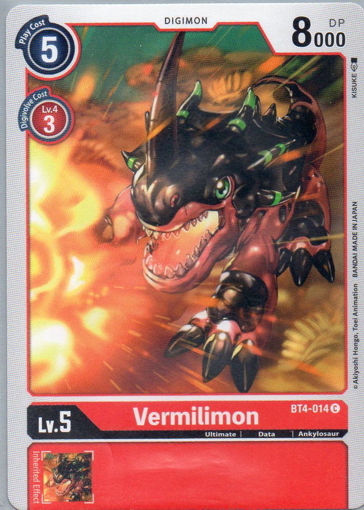 BT4-014 C Vermilimon - Common - KC Collectibles au