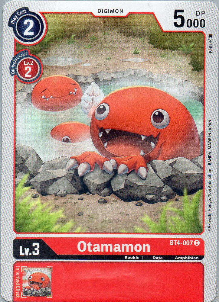 BT4-007 C Otamamon - Common - KC Collectibles au