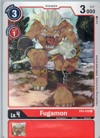 BT4-010 C Fugamon - Common - KC Collectibles au