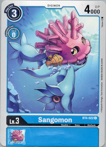 BT4-022 C Sangomon - Common - KC Collectibles au