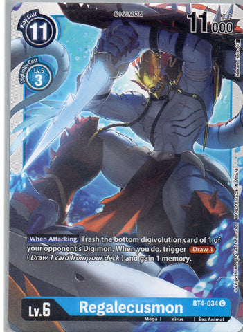 BT4-034 C Regalecusmon - Common - KC Collectibles au