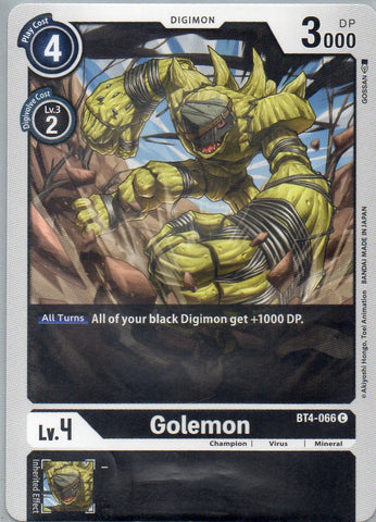 BT4-066 C Golemon - Common - KC Collectibles au