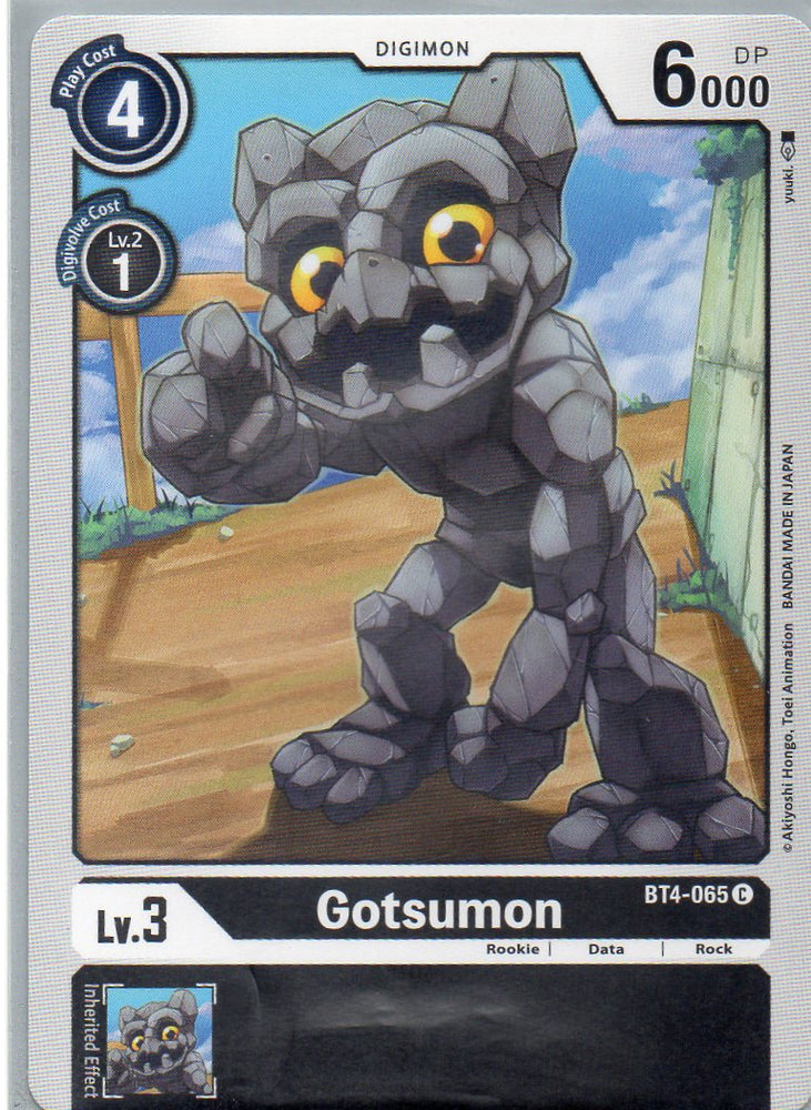 BT4-065 C Gotsumon - Common - KC Collectibles au