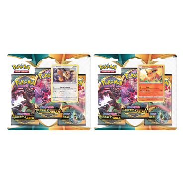 POKÉMON TCG Sword and Shield- Darkness Ablaze Three Booster Blister - KC Collectibles au