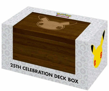 Pokemon Wooden Deck Box 25th Celebrations