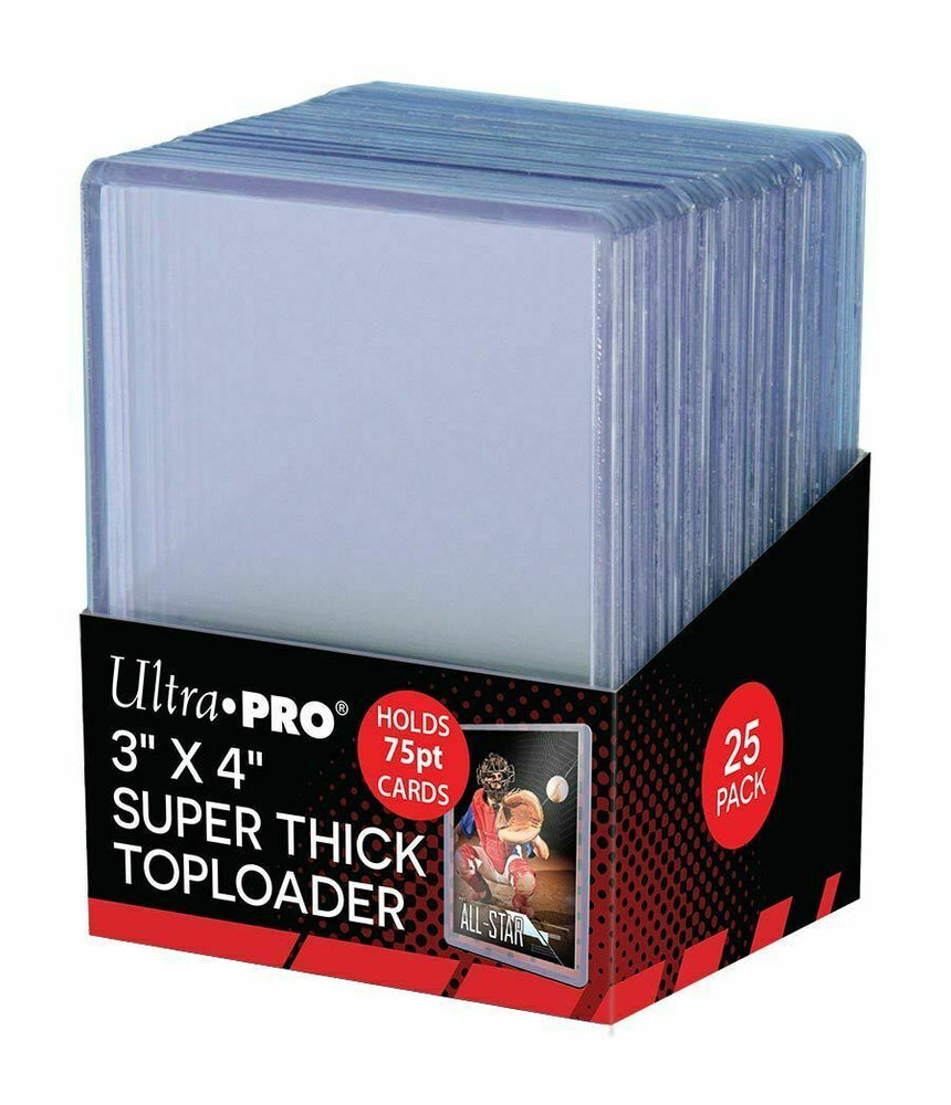 ULTRA PRO Top Loader - 3 x 4 75pt Clear Regular (PK25)